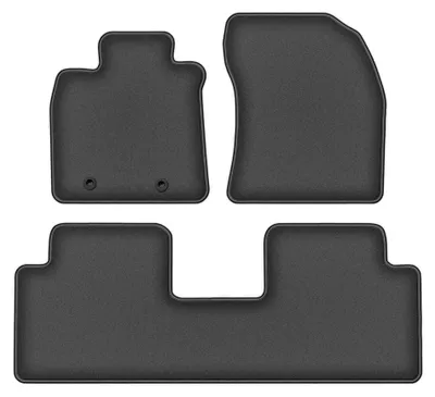 Productafbeelding van Velours automatten voor Toyota Avensis III T27 2009-2018 (stationwagen/liftback/sedan) – 3-delig, grafiet, op maat – Wielganizator DURBAN