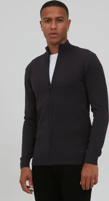Produktbild von INDICODE IDBadi Herren Strickjacke Cardigan Feinstrick mit hochabschließendem Kragen