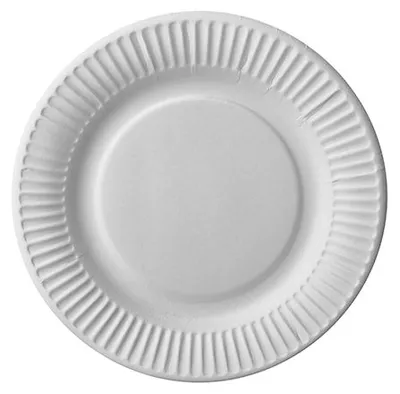 Produktbild von Teller, Pappe rund Ø 18 cm weiss