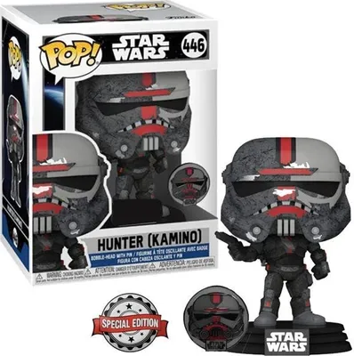 Obrázek produktu pro POP Star Wars: Across the Galaxy - The Bad Batch Hunter with Pin (limited exclusive edition)