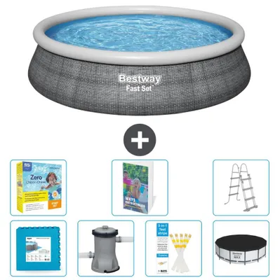 Produktbild von Bestway Fast Set Rund - 457x107 cm - 8-teilig  S450