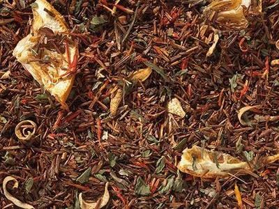 Produktbild von 1 kg  Rotbuschteemischung Orange/ Grapefruit/ Minze aromatisiert