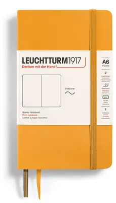 Produktbild von LEUCHTTURM1917 365645 Notizbuch Pocket (A6), Softcover, 123 nummerierte Seiten,