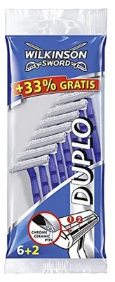 Produktbild von Wilkinson Sword Duplo Herren Einwegrasierer, 6 + 2 St, 1er Pack