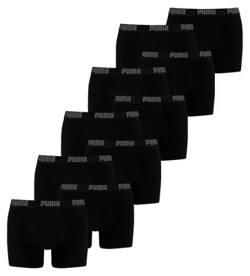 Produktbild von PUMA Herren Boxershorts Unterhosen 100004386 10er Pack, Wäschegröße:XL, Artikel:-230 Black/Black – -230 Black / Black