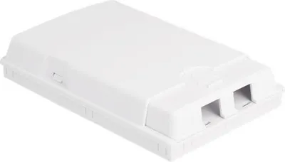Produktbild von DELOCK LWL Anschlussdose zur Wandmontage für 2x LC Duplex w.