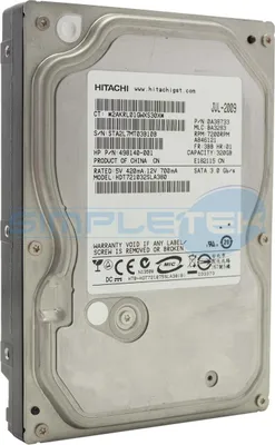 Productafbeelding van Hdd, harde schijf, 320GB, 3,5", SATA, Hitachi, voor desktopcomputer, DVR, PC, KVM