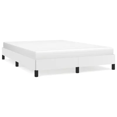 Produktbild von vidaXL Bettgestell Weiß 140x200 cm Kunstleder