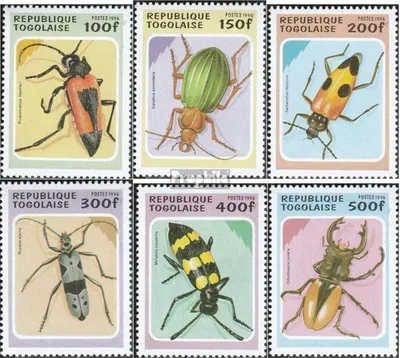 Produktbild von Briefmarken Togo 1996 Mi 2396-2401 (kompl.Ausg.) postfrisch Käfer