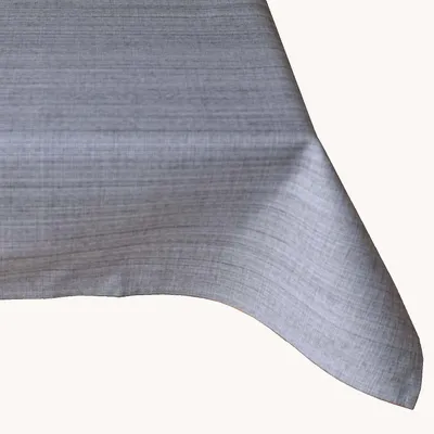 Produktbild von Outdoor Tischdecke meliert wetterbeständig 130 x 160 cm - grau
