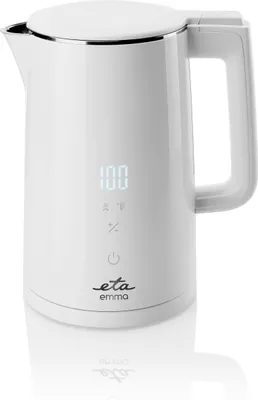 Zdjęcie produktu dla Czajnik Eta Emma biały 559590010, Moc 2200 W, regulacja temperatury