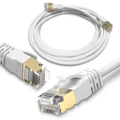 Produktbild von Cat8 Netzwerkkabel 2 m Cat8.1 Patchkabel Internet Ethernet Netzwerk F/FTP Kabel