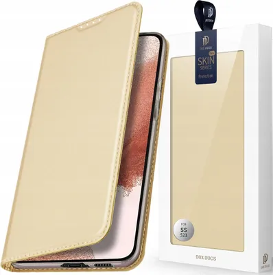 Immagine prodotto di Dux Ducis Skin Pro Case Samsung Galaxy S23+ Cover con supporto per carte e portafoglio Oro
