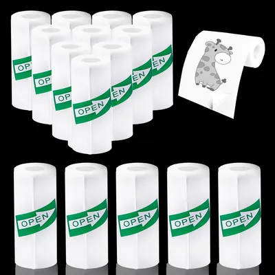 Obrázek produktu pro Termální papír, 15 rolí, rozměry 57 x 25 mm, určený pro mini tiskárny štítků