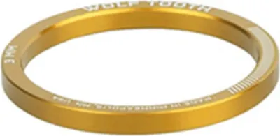 Zdjęcie produktu dla Przekładka zestawu słuchawkowego Wolf Tooth, 1 1/8", 3 mm, złota