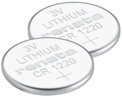 Productafbeelding van Renata - Knoopcel batterijen - CR1220 - Lithium - 3V - 2 stuks