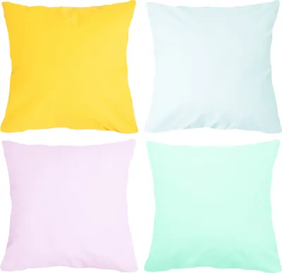 Produktbild von Amilian 4er Set Dekokissen mit Füllung 40x40 cm 16x16 inch, Zierkissen, Sofakissen mit Kissenbezug für Schlafzimmer Wohnzimmer Kinderzimmer