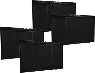 Produktbild von vhbw 4x Aktivkohlefilter Ersatz für Viva AS-AZKF1250, VVZ42V00, 11008080, 11025805, 9001028224, 8720094252971 für Dunstabzugshaube