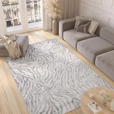 Obrázok produktu pre Tapiso koberec VALLEY Moderný krátky vlas svetlosivý obývacia izba 200 x 300 cm