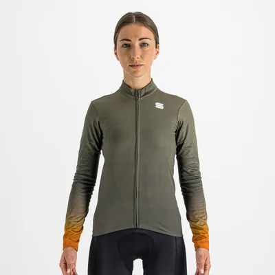 Zdjęcie produktu dla Koszulka rowerowa SPORTFUL z długim rękawem na zimę – ROCKET THERMAL – zielona, rozmiar S