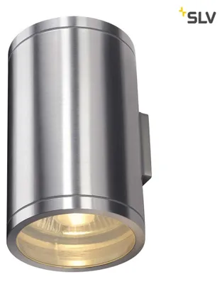 Produktbild von SLV 1000334 ROX WALL OUT UP DOWN QPAR11 Outdoor Wandleuchte alu gebürstet max. 2x50W IP44