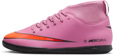 Produktbild von Nike Jr. Mercurial Superfly 10 Club - Kinder IC High-Top-Fußballschuh - Flamingo/Crimson/Schwarz Flamingo/Crimson/Schwarz 36