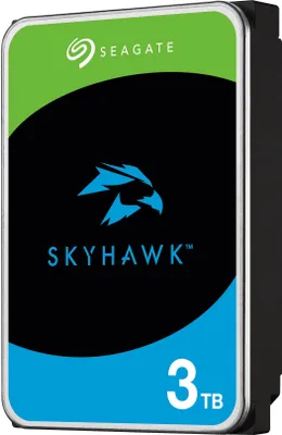 Zdjęcie produktu dla Seagate 8.9cm (3.5")   3TB SATA3 Skyhawk   5400 256MB intern