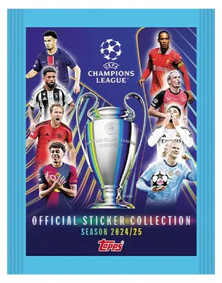 Image de Topps Uefa Champions League 2025 Sticker Packs – 10+1 Free