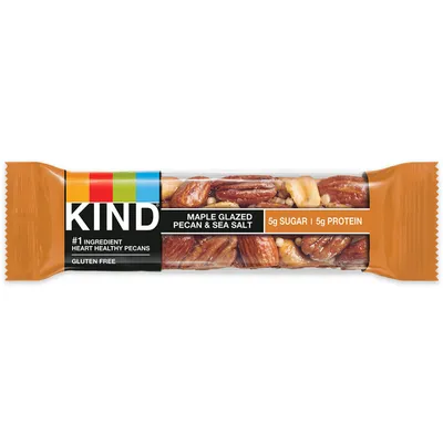 Image de Barre BE KIND Maple Glazed Pecan Sea Salt aux noix mélangées 40g