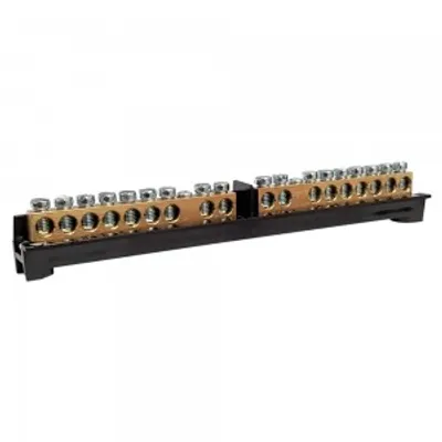 Obrázok produktu pre PE/N svorka s podporou 8 modulov 8M (2x9P) 16mm2 M-L 1060