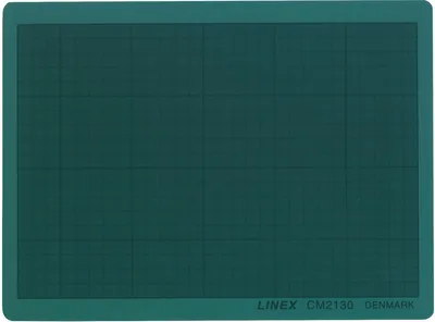 Image de Tapis de découpe A4 (21 x 30 cm), plastique vert, 3 mm