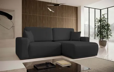 Obrázek produktu pro FurMeb24 ECKSOFA FLOUD - 250 x 160 cm aragon 99 - s funkcí spánku a lůžkem - pravá strana