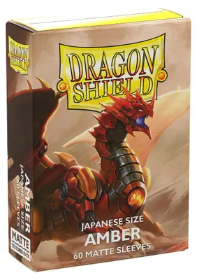 Produktbild von JAPANESE Matte Amber Kartenschutzhüllen 60er Pack, matt schimmernd