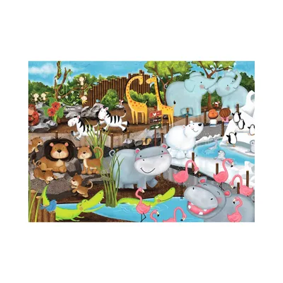 Obrázok produktu pre Ravensburger Puzzle - Zoo zvierat, 35 dielikov