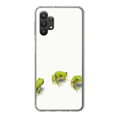 Produktbild von MuchoWow® Handyhülle Schutzhülle Hülle für Samsung Galaxy A32 5G Frosch - Tiere - Grün Silikon Softcase Handy Hülle - Softcase