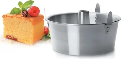 Zdjęcie produktu dla Forma do pieczenia Ibili Angel Food, srebrna  Srebrna Jeden rozmiar