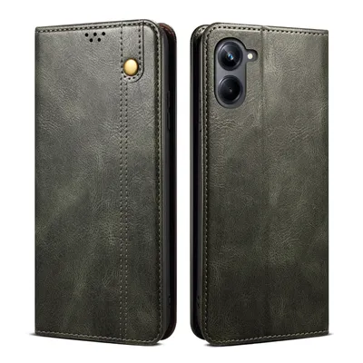 Produktbild von Hülle für Samsung Galaxy A06 Leder Brieftasche Schutzhülle mit Standfunktion Grün