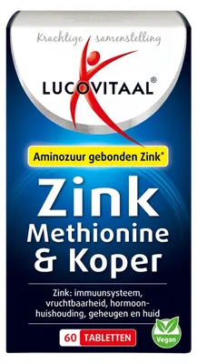 Produktbild von Zink Methionin & Kupfer 60 Tabletten