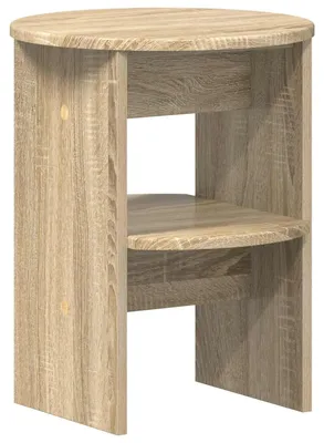 Image de Meuble d'appoint Chêne Sonoma Ø40 x 50 cm Bois d’ingénierie