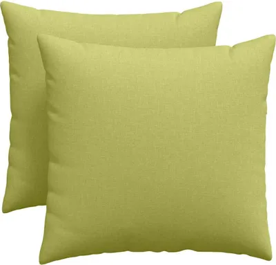 Immagine prodotto di vidaXL Cuscino per divano 2 pezzi verde chiaro 50 x 50 cm tessuto