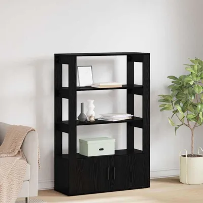 Produktbild von vidaXL Sideboard Schwarz Eichen-Optik 30 x 80 x 119.5 cm Holzwerkstoff