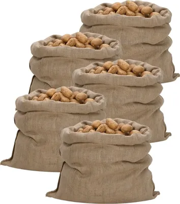 Obrázek produktu pro Jutové pytle 5 ks 100x110 cm 100% juta 340 g/m²