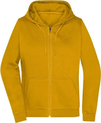 Produktbild von Klassische Sweatjacke mit Kapuze gold-yellow, Gr. L