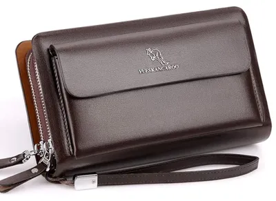Image de Pochette en cuir multifonctionnelle pour hommes