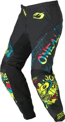 Produktbild von O'NEAL Kids Bike Protektor Hose Element Rancid Black/Neon Yellow 20 20 (4/5)