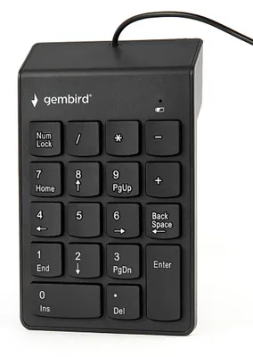Produktbild von Gembird USB Nummernblock kabelgebunden