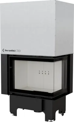 Produktbild von Kratki Kamineinsatz VNP 700/480 rechts Hebetür 12 kW Kamin Kaminofen Heizeinsatz
