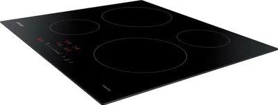 Produktbild von Samsung NZ64M3707AK, Schwarz, Integriert, 59 cm, Zonen-Induktionskochfeld, Glaskeramik, 4 Zone(n)