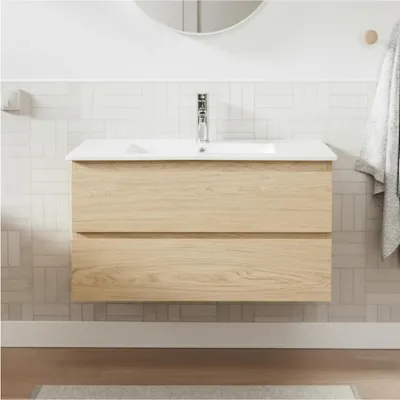 Immagine prodotto di Mobile bagno con lavabo singolo 80cm e rubinetto SORRENTO