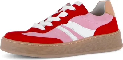 Zdjęcie produktu dla Gabor Women Low Sneaker Low Top G-Weite 86.475 czerwony